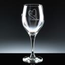 personalised wine glasses logo