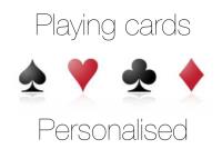 Playing Card Personalised image 1