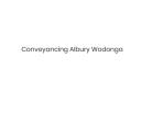 Conveyancing Albury Wodonga logo