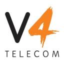 V4 Telecom logo