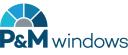 P&M Windows  logo