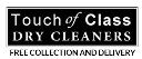 Touch of Class Dry Cleaners logo
