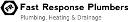 Fast Response Plumbers logo
