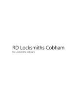 RD Locksmiths Cobham image 1