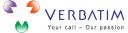 Verbatim Telephone Answering logo