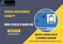 Red experienced worker CSCS card logo