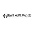 Black White Leaflets Distribution logo