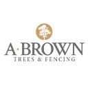 A Brown Trees & Fencing logo