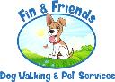 Fin and Friends Dog Walking and Pet Services logo