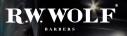 R.W. Wolf Barbers logo