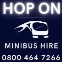 HOP ON MINIBUS HIRE logo