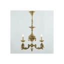 Antique Brass Chandelier logo