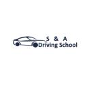 S and A Driving School logo