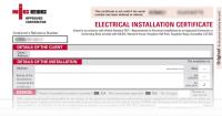 Electrical Certificate image 1