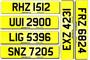 private number plates for sale logo