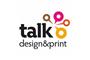 talk design & print logo