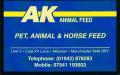 A. K. ANIMAL FEED logo