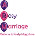 A Rosy Marriage (Balloon & Party Megastore) logo