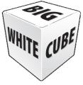 Big White Cube - Car, Van and Minibus Hire logo