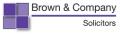 Brown & Company Solicitors logo