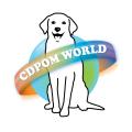 CDPOM World dog day-care creche, overnight boarding centre logo