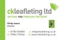 CK Leafleting logo