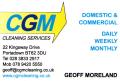 C G M CLEANING SERVICES logo