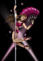 Candy & Chrome Pole Dancing Lessons logo