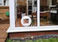 Cat flap fitting logo