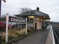 Charlbury, Charlbury Station forecourt (adj) logo