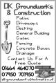 DK GROUNDWORKS & CONSTRUCTION logo