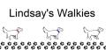 Dog Walker in edinburgh - 'Lindsay's Walkies' logo