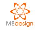 M8 Design logo