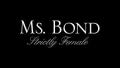 Ms Bond Events logo