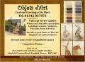 Objets d'Art Gallery and Framers logo