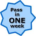Pass in a Week logo