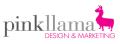 Pink Llama Design and Marketing logo