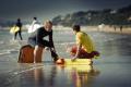 RNLI Lifeguards patrol East Cromer beach in peak season image 5