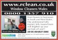 R CLEAN WINDOW CLEANING SOUTH WALES logo