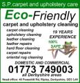 S.P.carpet and upholstery care logo