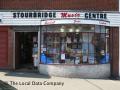 STOURBRIDGE MUSIC CENTRE.  Guitars, Amps & Keyboards logo