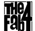 The Fab4 beatle tribute band logo
