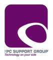 The PC Support Group logo