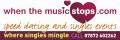 When the Music Stops Speed Dating & Singles Events Belfast logo
