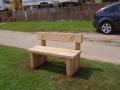 chris nangle furniture | outdoor memorial garden exterior oak wooden designer image 5