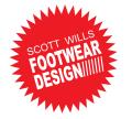 scott wills freelance footwear design logo