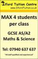 Ilford Tuition Centre (Inside BIG Yellow) MAX 4 per class GCSE AS A2 logo