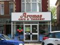 Aromas Cafe logo