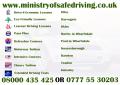 Ministry of Safe Driving School 4 lessons in Otley Rawdon Guiseley Harrogate logo