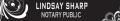 LINDSAY SHARP NOTARY PUBLIC logo